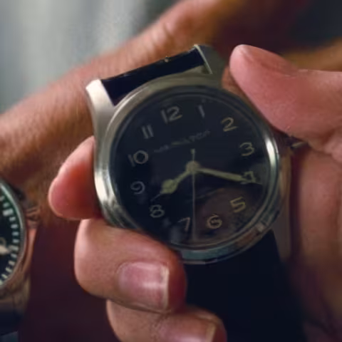 Hamilton Khaki Field Murph close-up