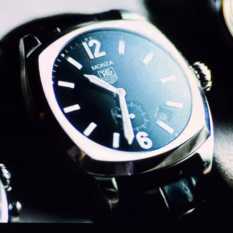 TAG Heuer Monza close-up