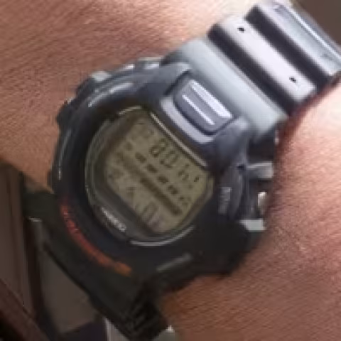 Casio DW-6600-1V close-up