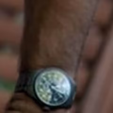 Hamilton Khaki Field Titanium close-up