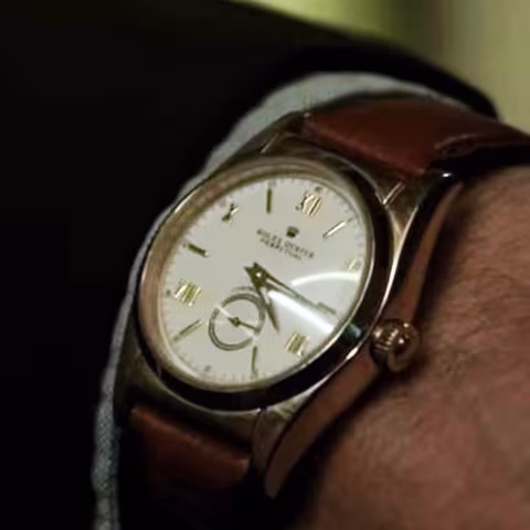 Rolex Bubble Back close-up