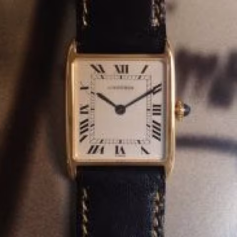 Cartier Tank Arrondie close-up