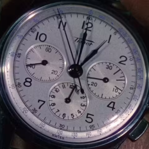 Tissot Chronograph close-up