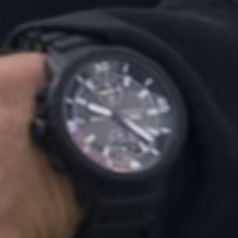 IWC Aquatimer Chronograph La Cumbre Volcano close-up