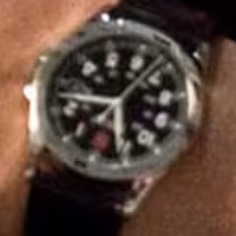 Victorinox Infantry Black/Leather close-up
