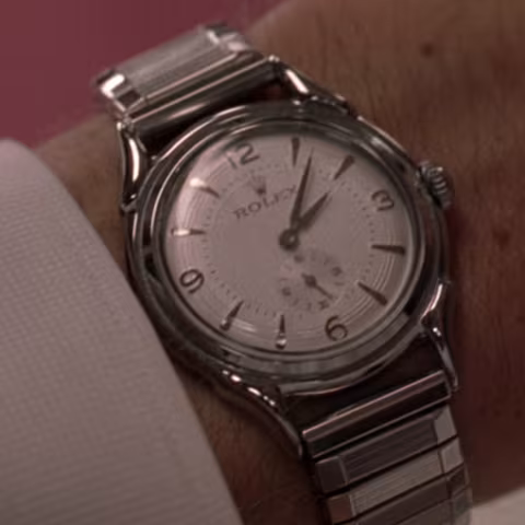 Rolex Precision Bubbleback close-up