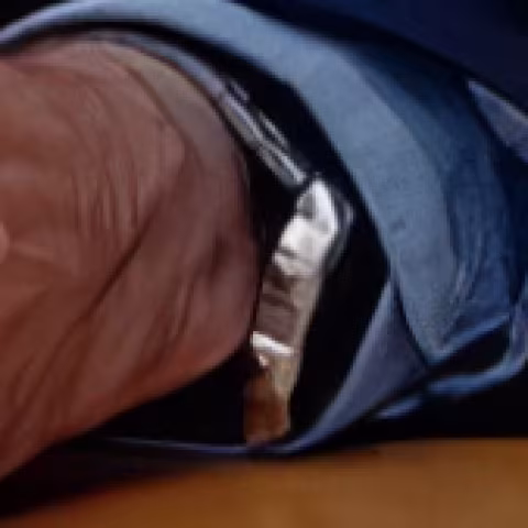Unidentified watch close-up