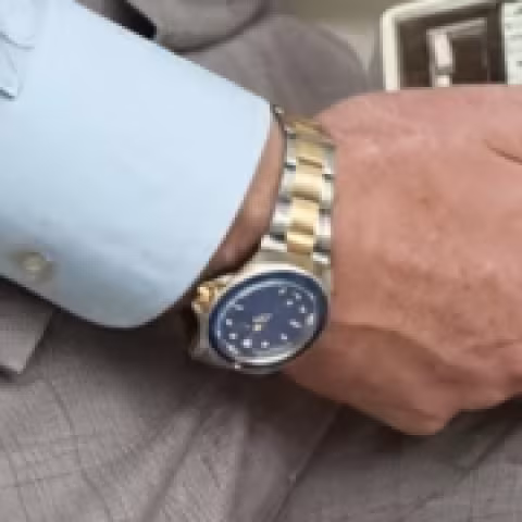 Unidentified watch close-up
