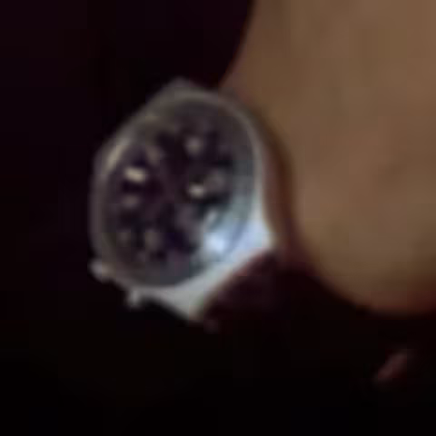 Swatch (prop replica) close-up