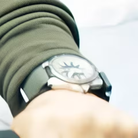 CWC Military Issued 1980 Royal Navy Divers Automatic Reissue close-up