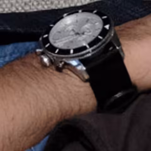 Hamilton Chronograph close-up