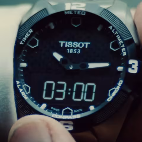 Tissot T-Touch Expert Solar close-up