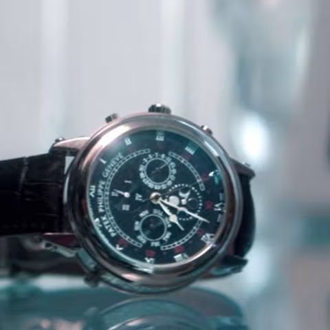 Patek Philippe Sky Moon Tourbillon (replica) close-up