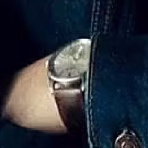 Patek Philippe Calatrava (custom prop) close-up