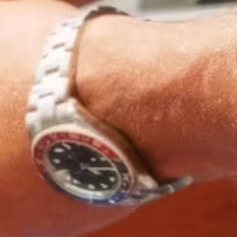 Rolex GMT-Master Pepsi close-up