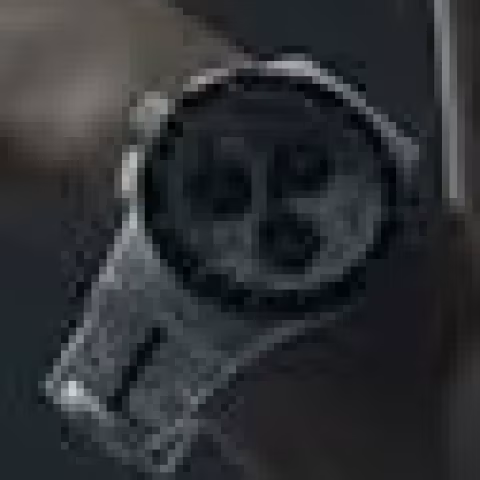 Swatch Piste Noire close-up