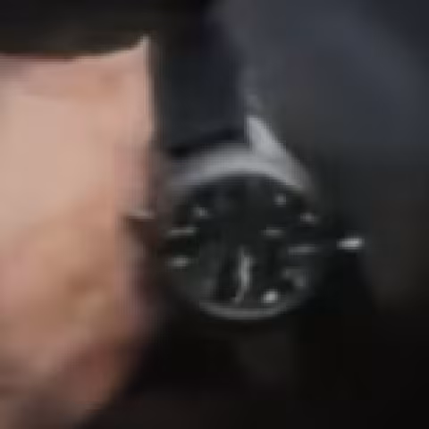 IWC Pilot's Watches Double Chronograph Top Gun Ceratanium close-up