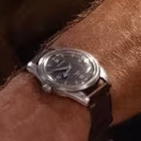 Omega Seamaster Railmaster 60th Anniversary close-up