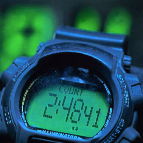 Casio G-Shock close-up