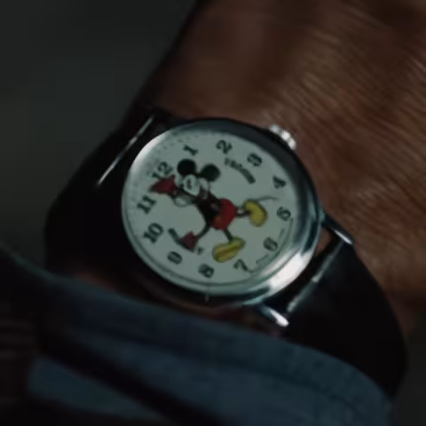Bradley Mickey Mouse close-up