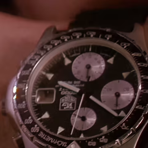 TAG Heuer 2000 Series Chronograph Professional close-up