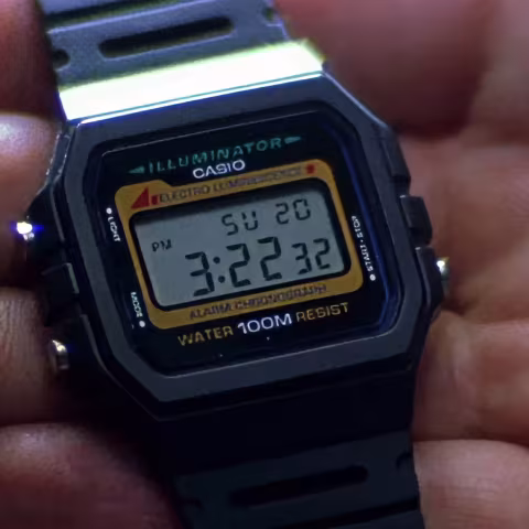 Casio Illuminator close-up