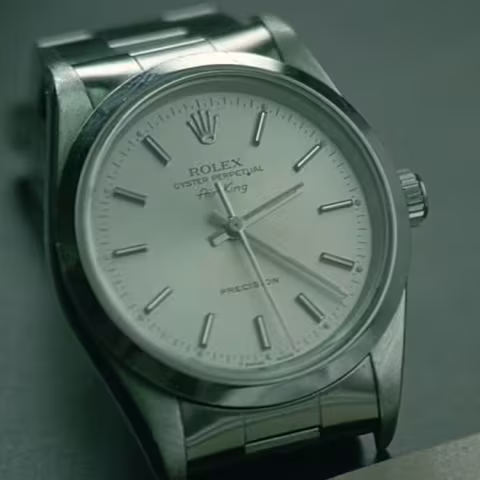 Rolex Air-King close-up