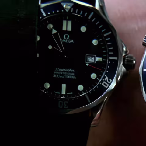 Omega Seamaster Diver 300M close-up