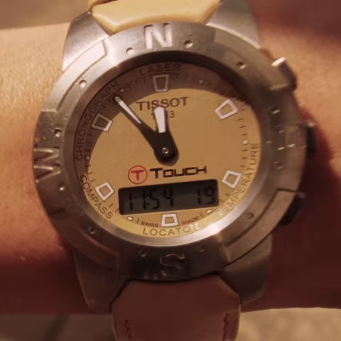 Tissot T-Touch close-up