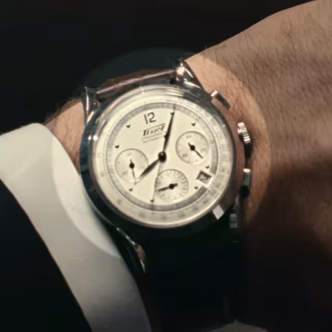 Tissot Heritage Chronograph close-up