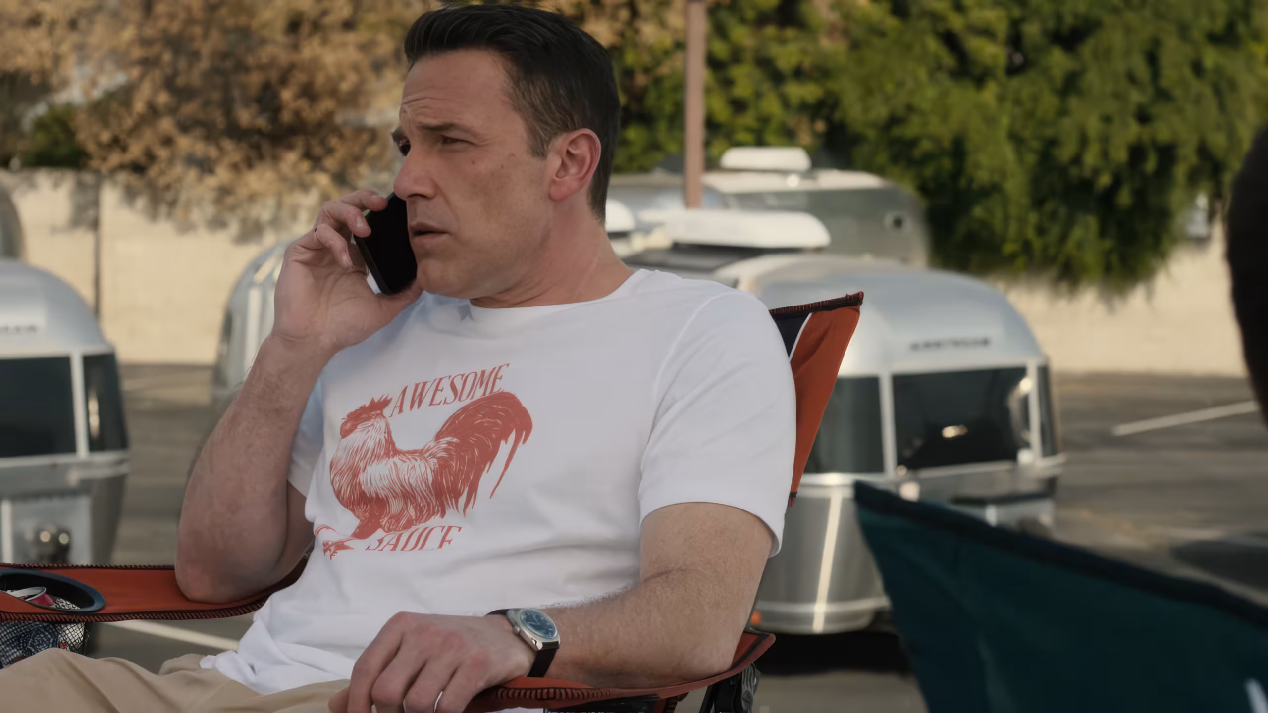 Ben Affleck wearing Timex Marlin in The Accountant²