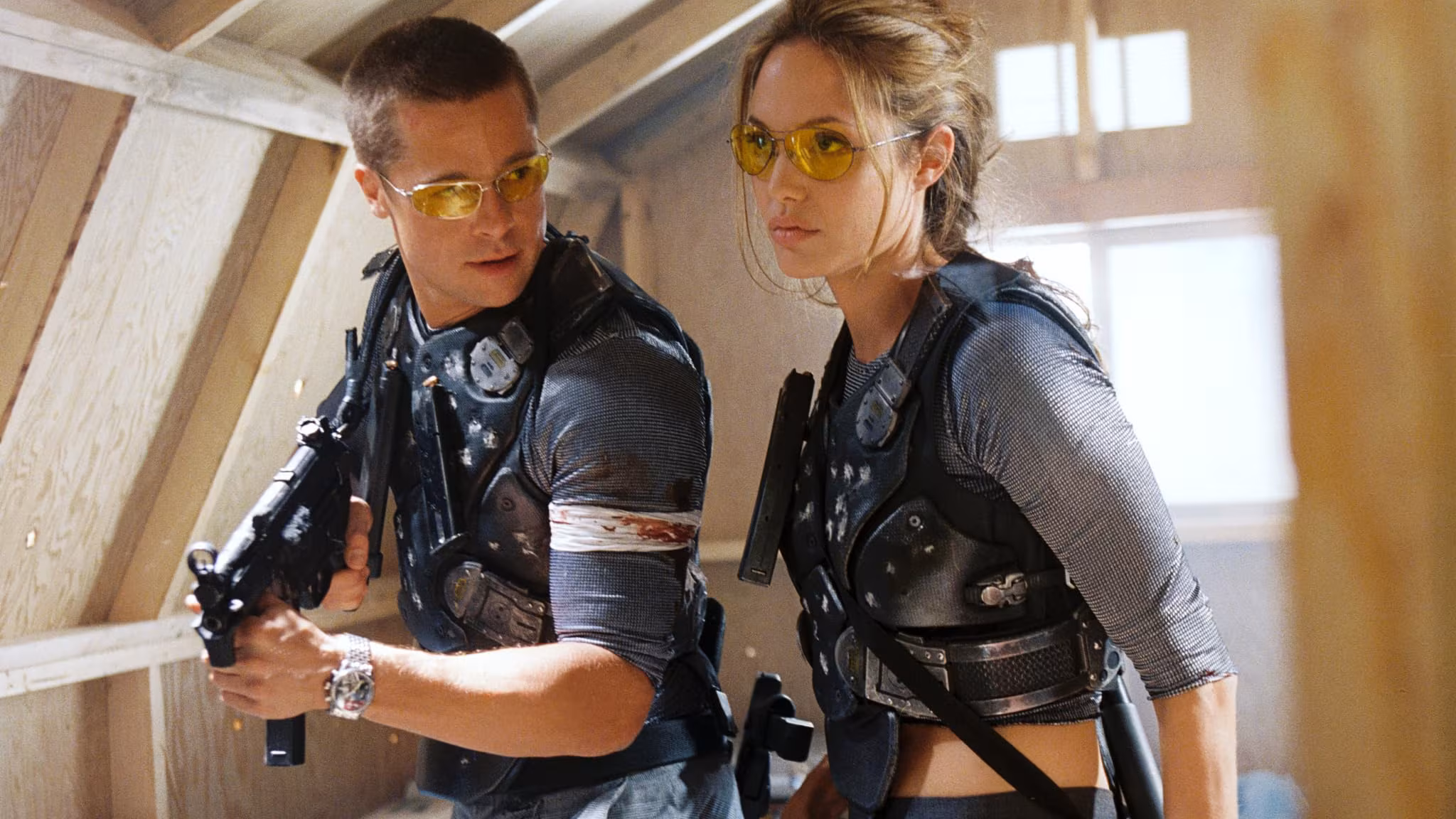 Brad Pitt wearing IWC Pilot's Watches in Mr. & Mrs. Smith
