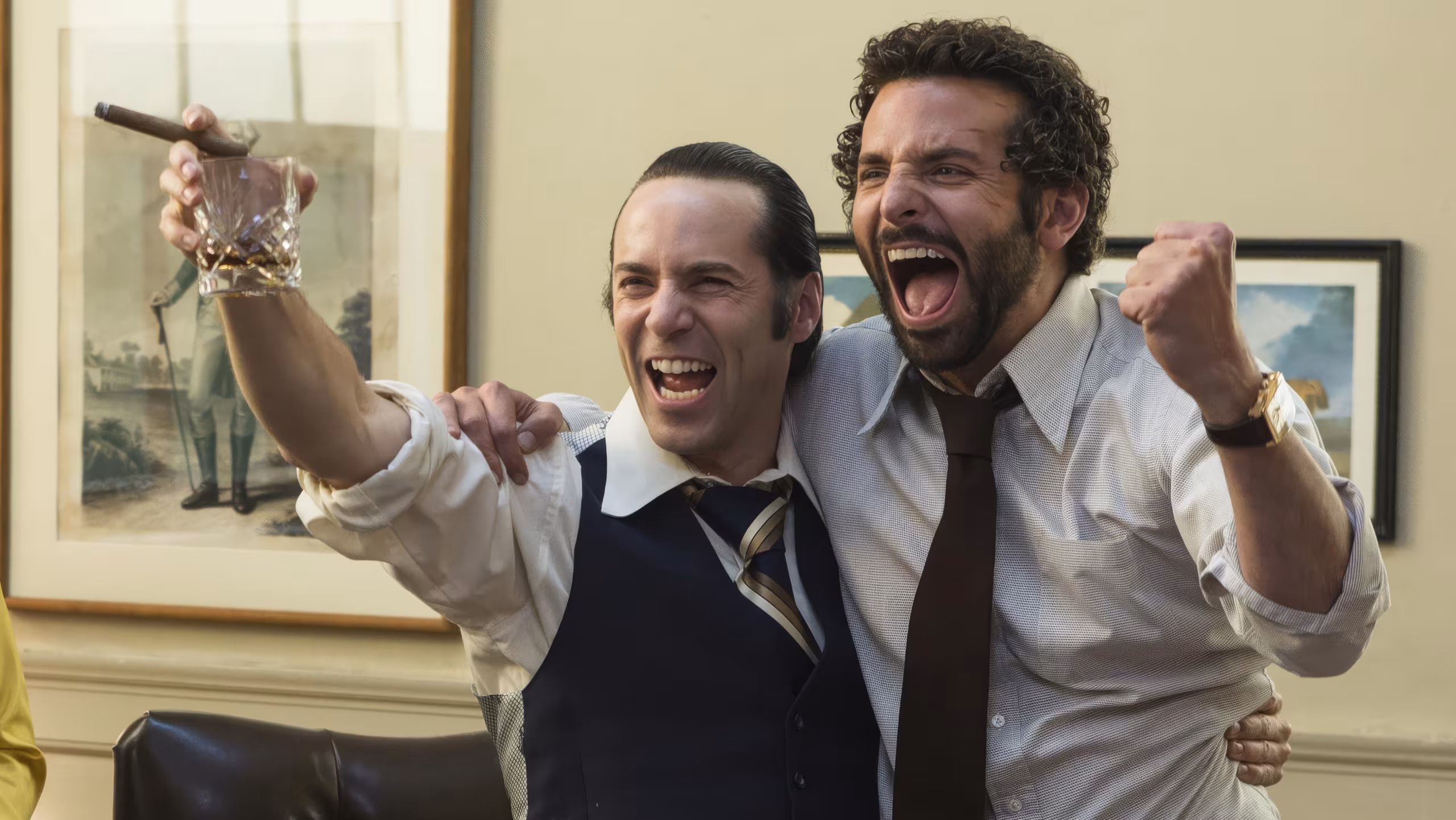 Bradley Cooper wearing IWC Da Vinci in American Hustle