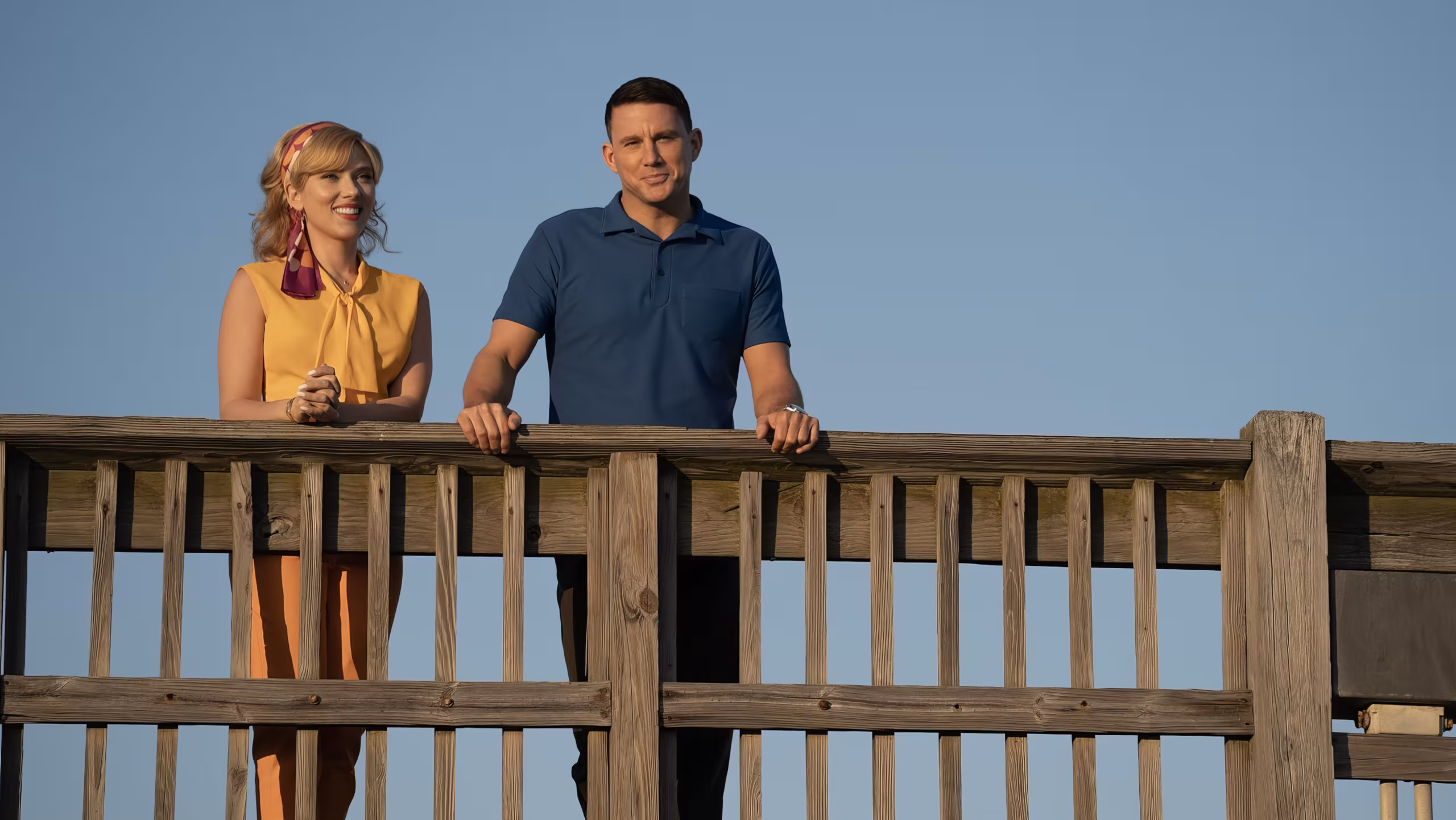 Channing Tatum wearing Omega Speedmaster Professional in Fly Me to the Moon