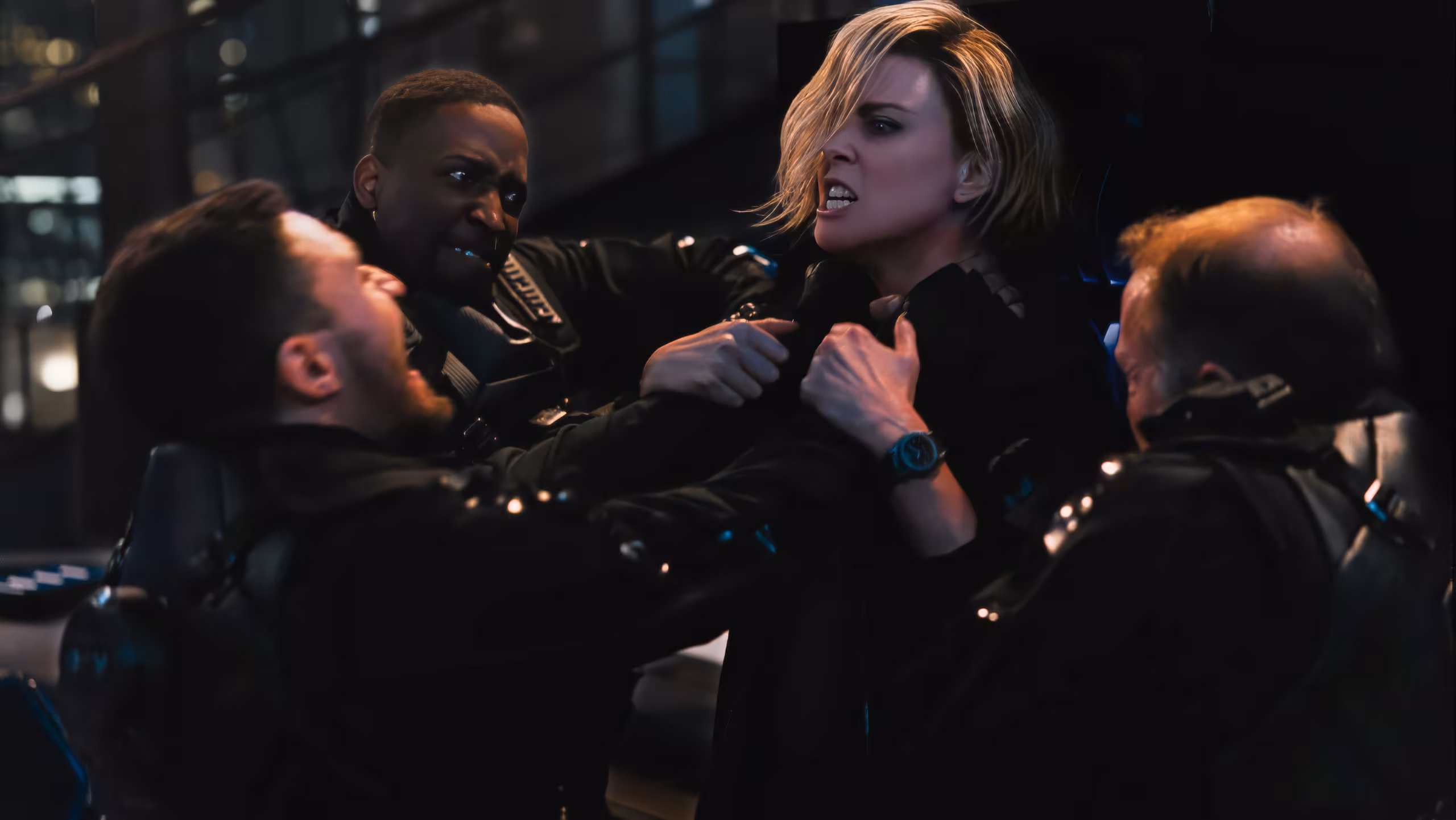 Charlize Theron wearing Unidentified watch in Fast X