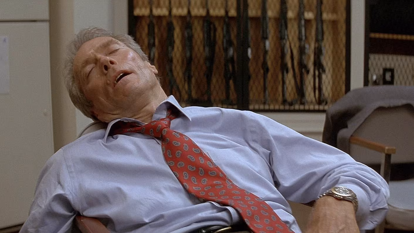 Clint Eastwood wearing Rolex GMT-Master in In the Line of Fire