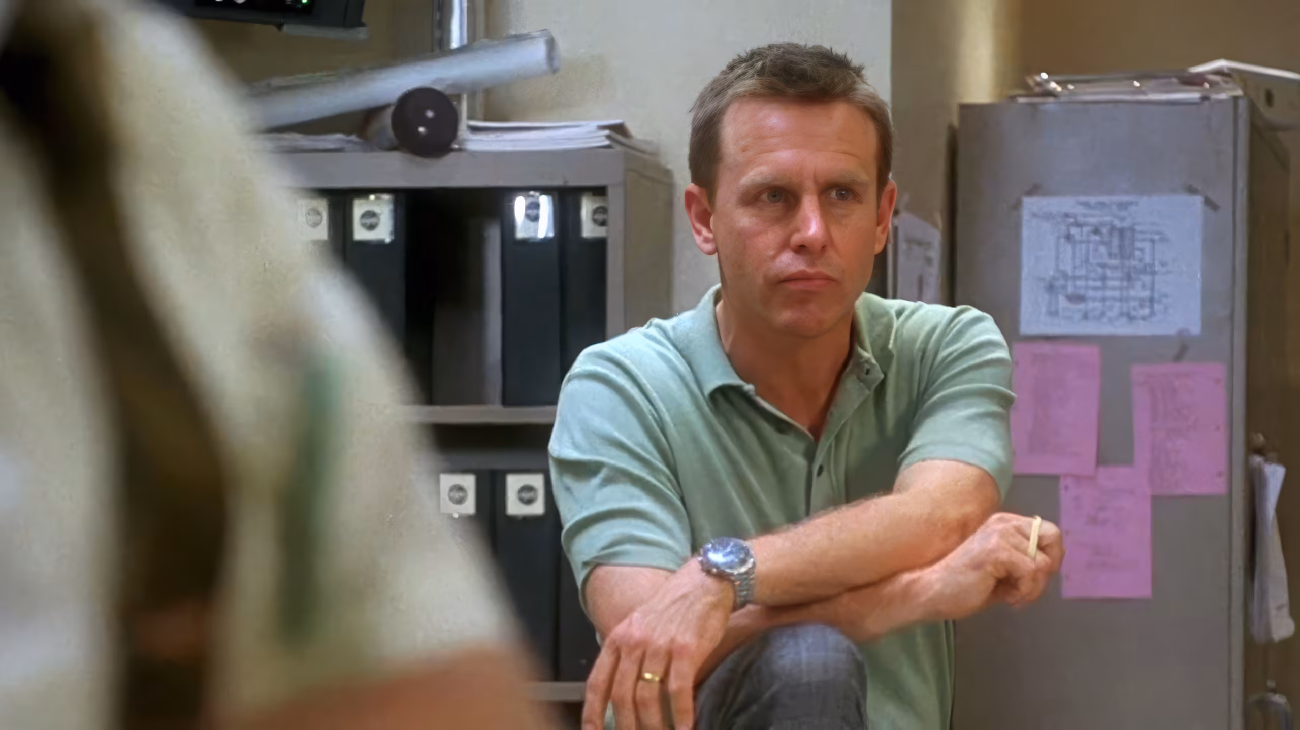 David Andrews wearing Omega Speedmaster in Apollo 13