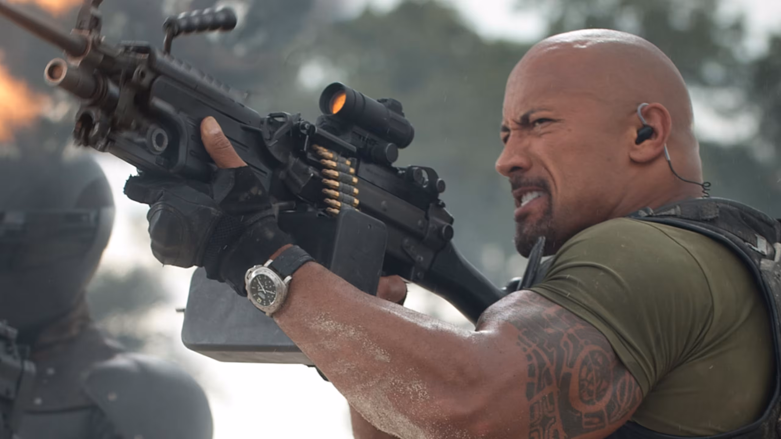 Dwayne Johnson wearing Panerai Luminor in G.I. Joe: Retaliation