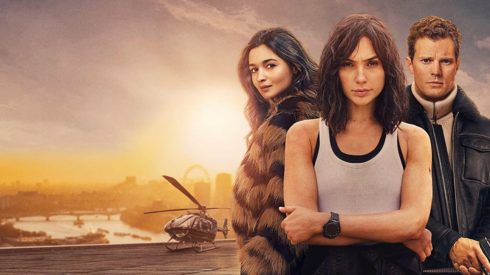 Gal Gadot wearing Hublot Big Bang e Gen3 Black Magic in Heart of Stone