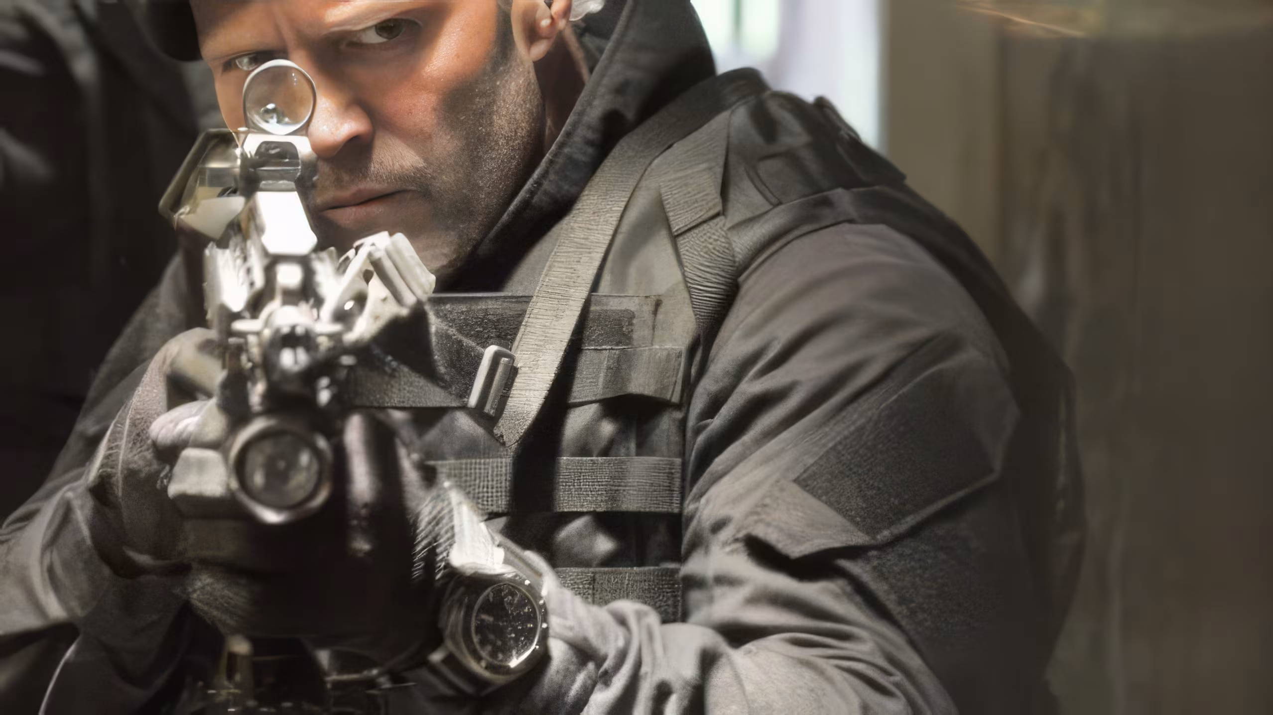 Jason Statham wearing Panerai Luminor in Expend4bles