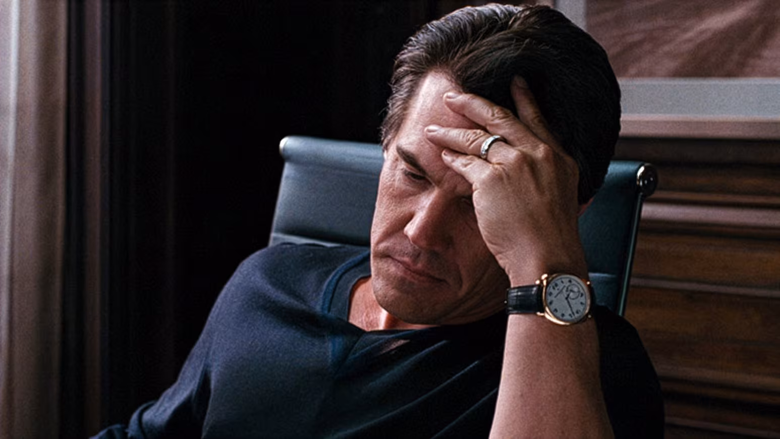 Josh Brolin wearing Vacheron Constantin American 1921 in Wall Street: Money Never Sleeps