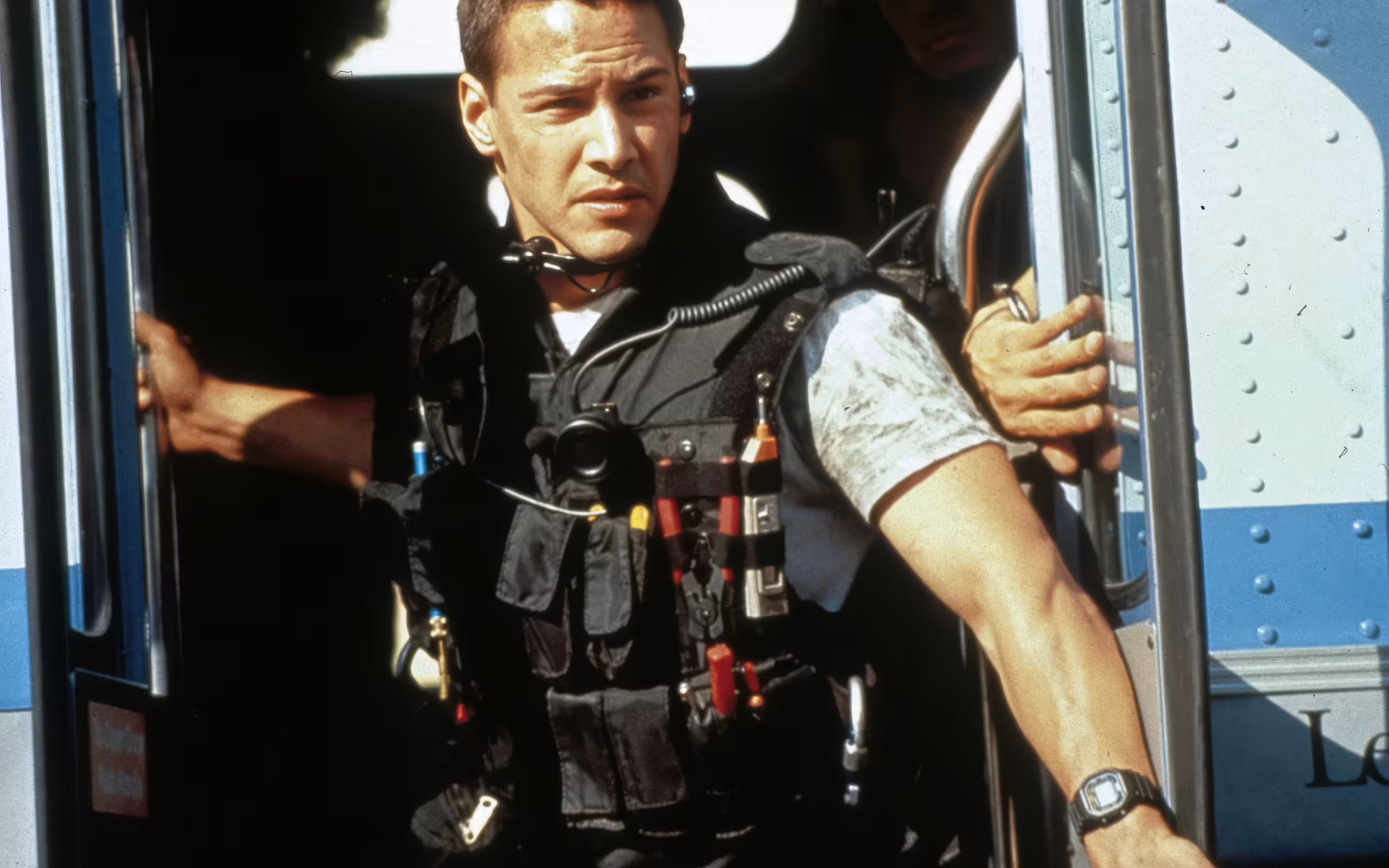 Keanu Reeves wearing Casio G-Shock in Speed