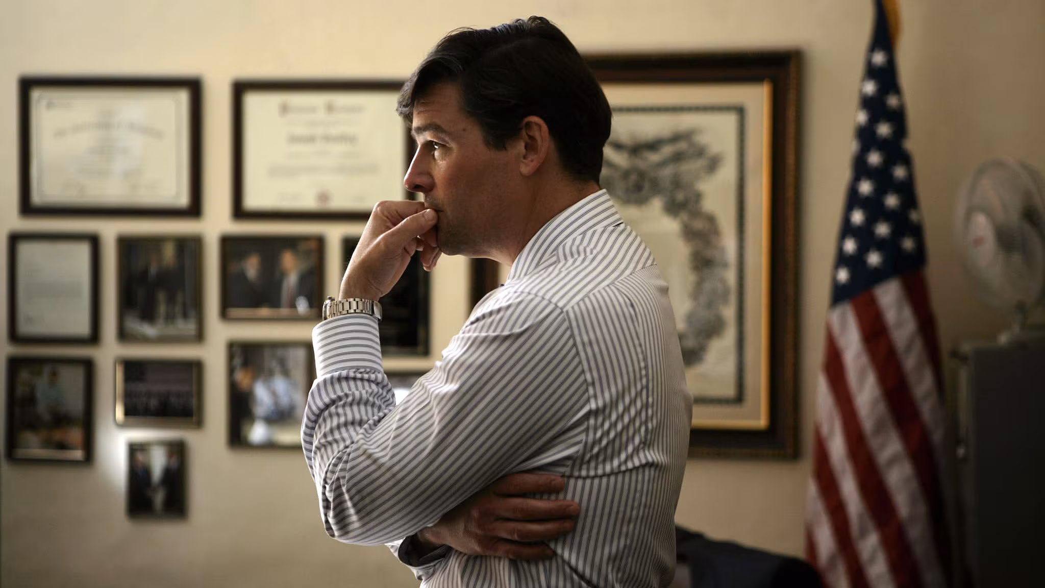 Kyle Chandler wearing Omega Speedmaster in Zero Dark Thirty