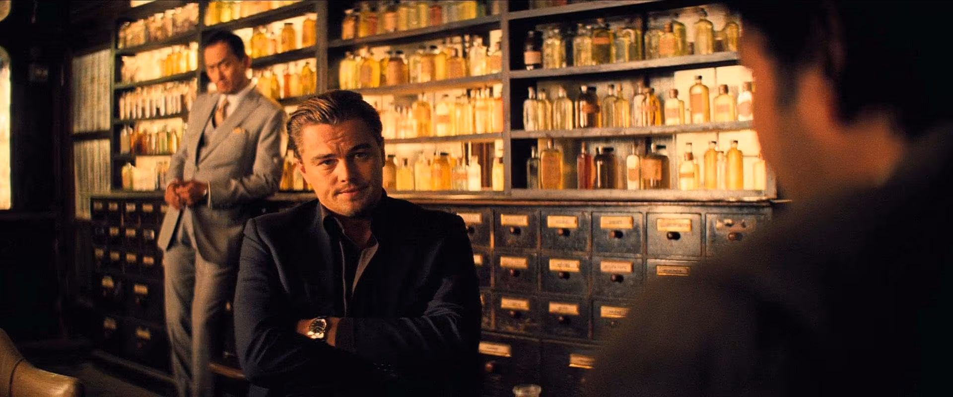 Leonardo DiCaprio wearing TAG Heuer Carrera in Inception