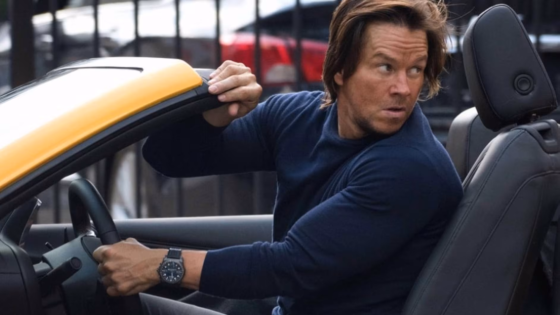 Mark Wahlberg wearing Breitling Professional in Transformers: The Last Knight