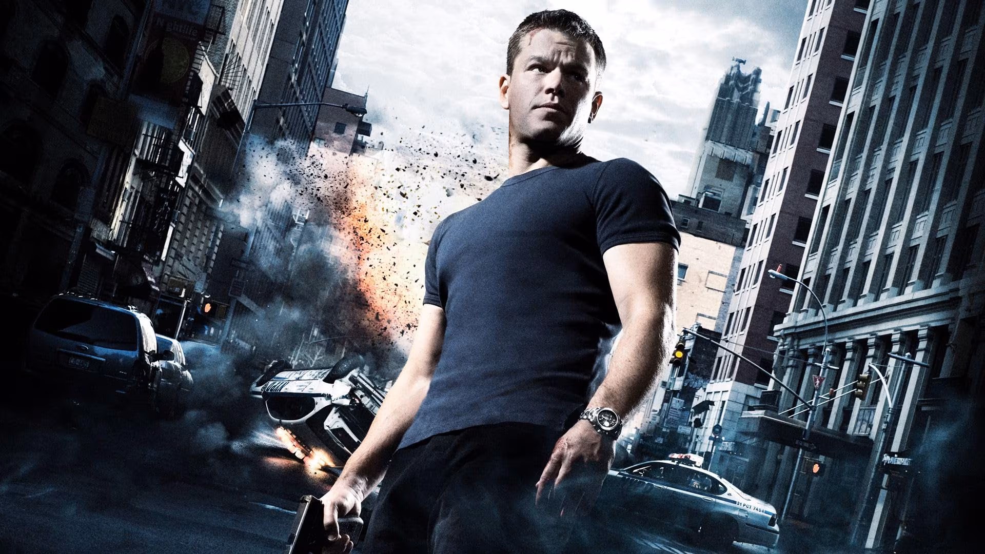 Matt Damon wearing TAG Heuer Link Chronograph in The Bourne Ultimatum