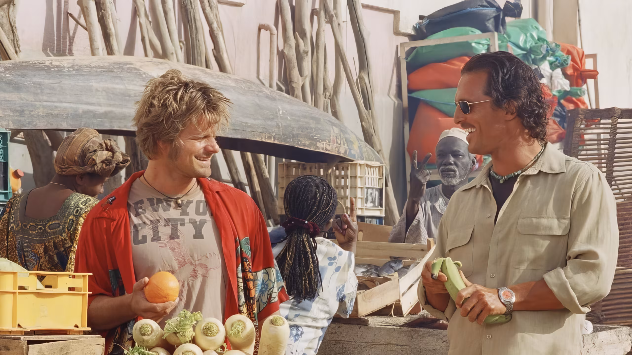 Matthew McConaughey wearing Doxa SUB Sub 600T Professional in Sahara