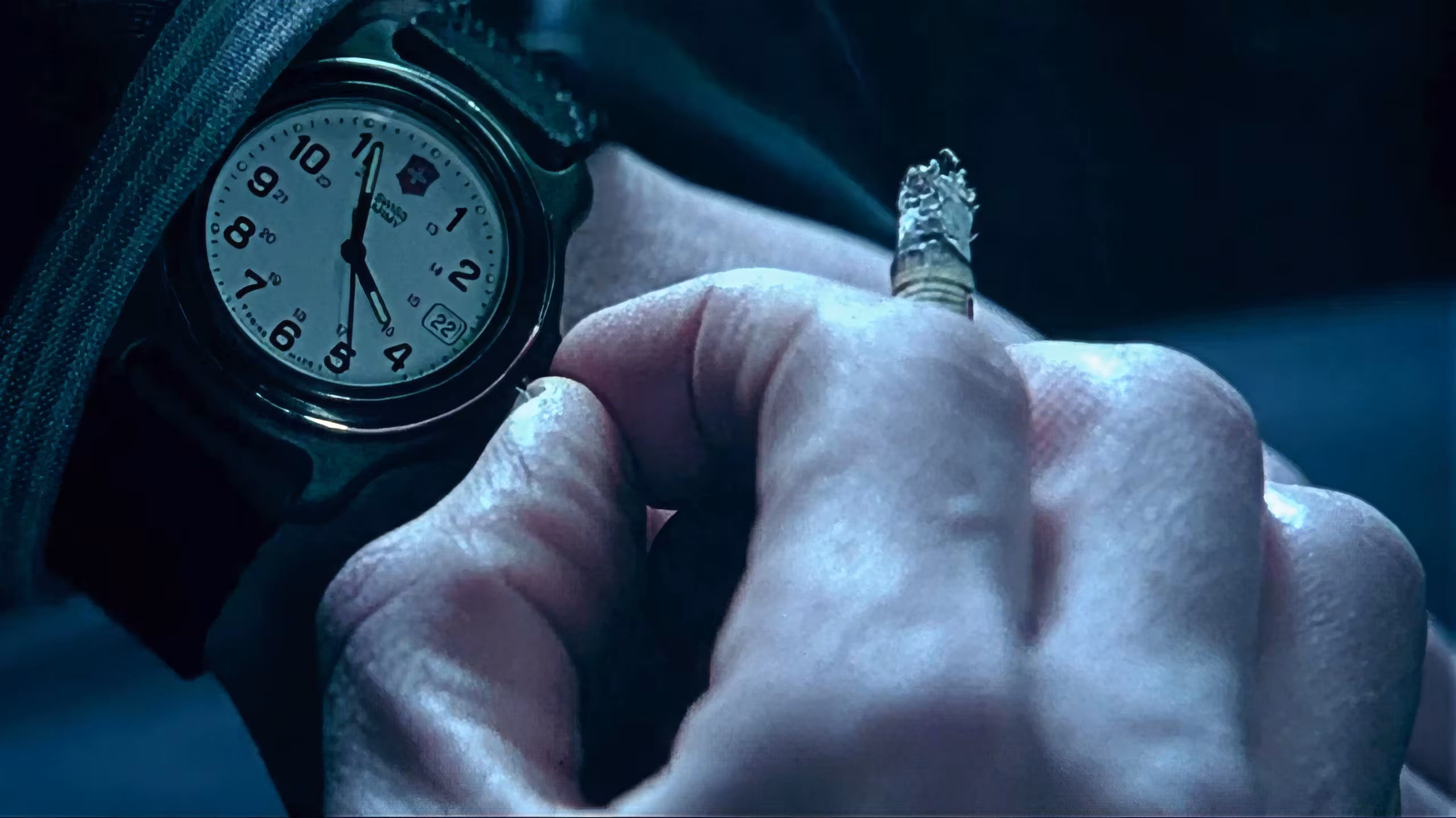 Michael Douglas wearing Victorinox Swiss Army in Don't Say a Word