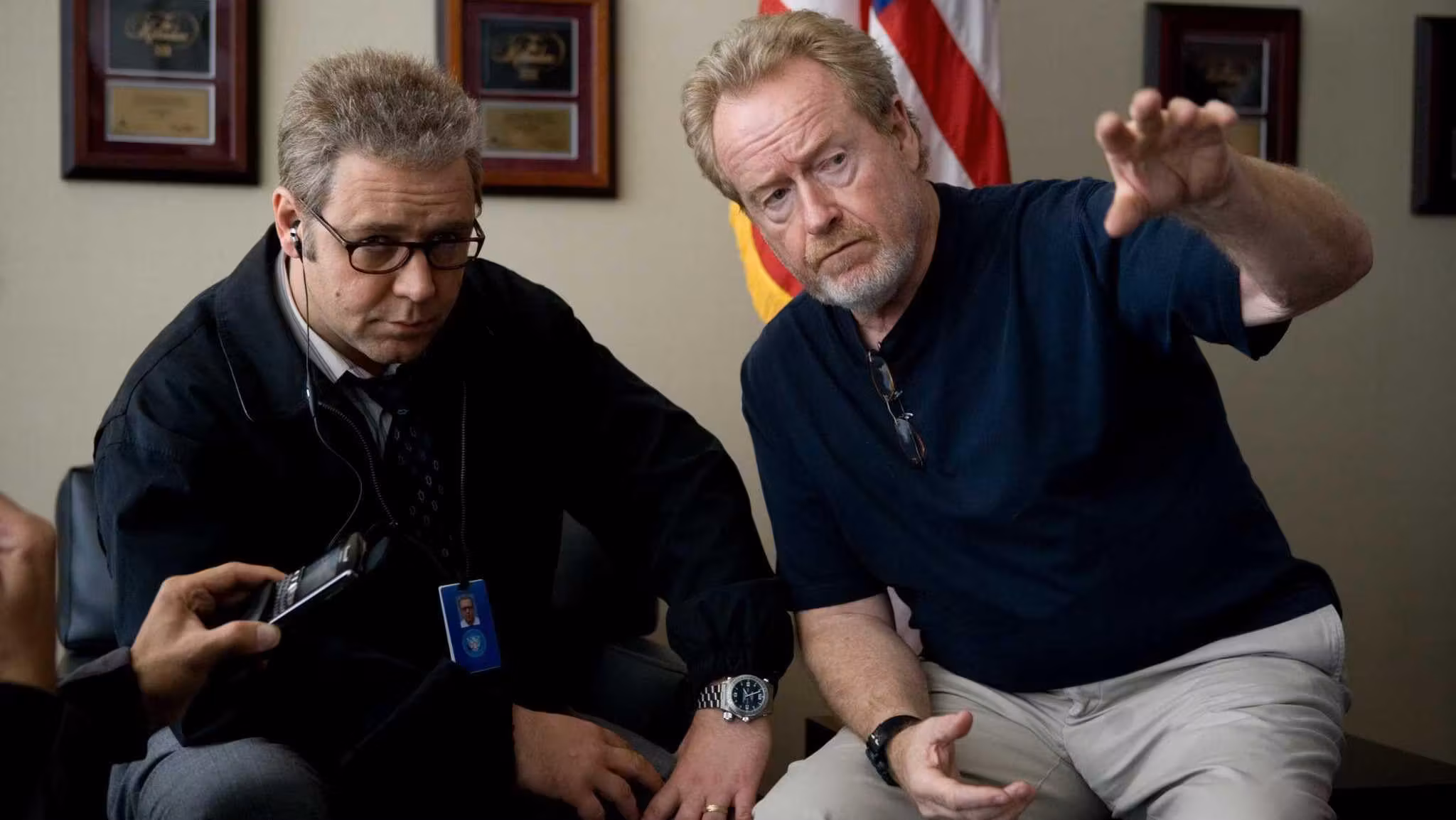Russell Crowe wearing Breitling Professional in Body of Lies