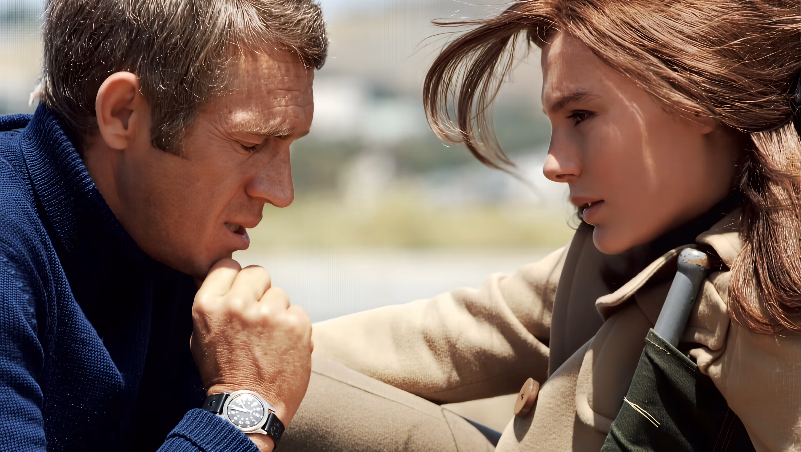 Steve McQueen wearing Benrus Series 3061 in Bullitt